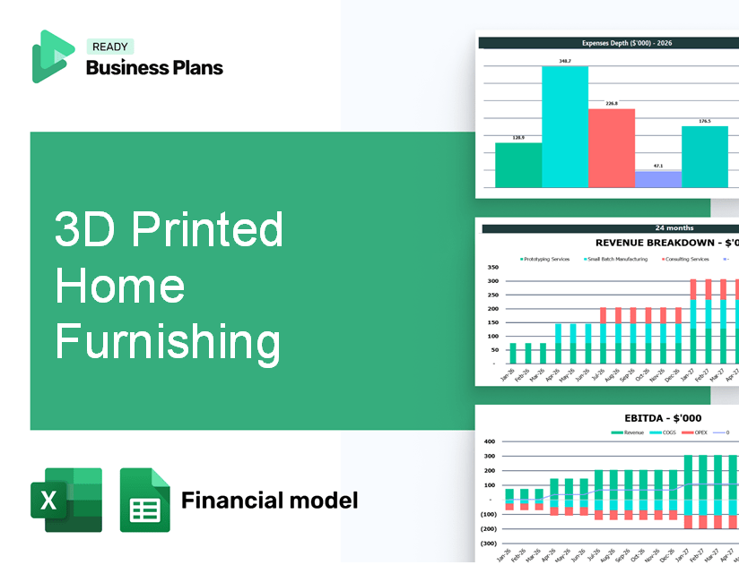 3D Printed Home Furnishing Financial Model