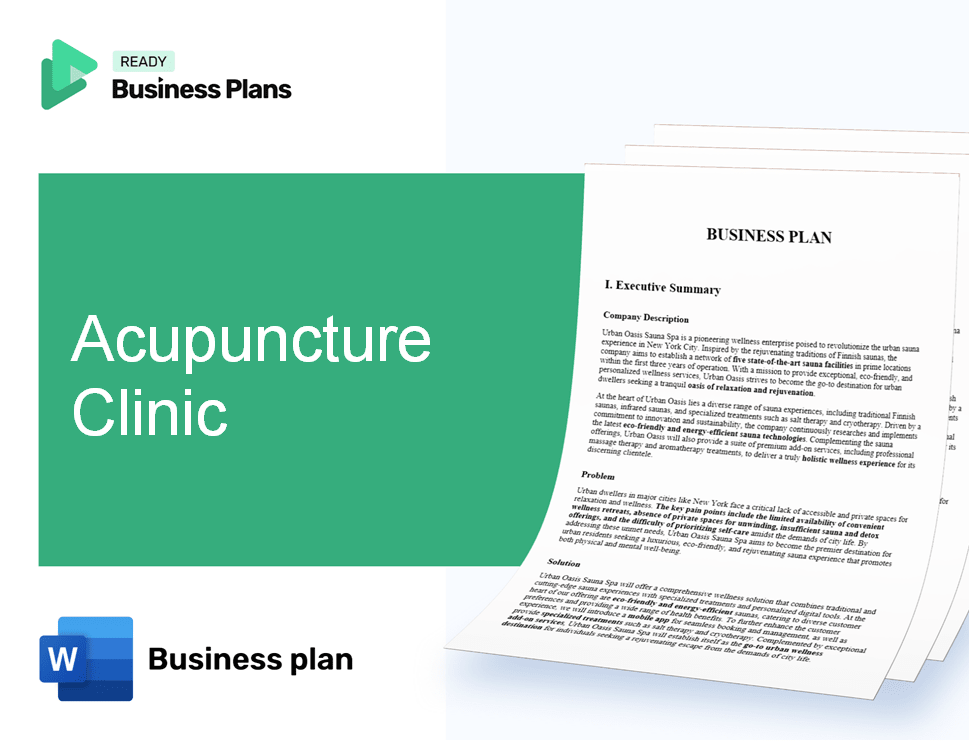 Acupuncture Clinic Business Plan