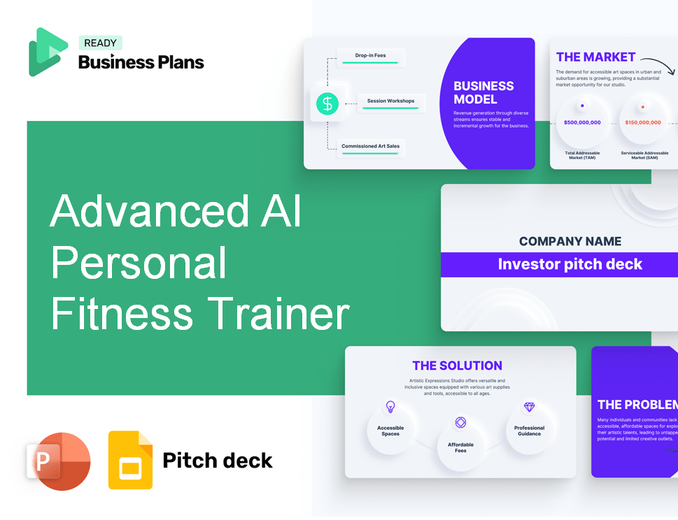 Advanced AI Personal Fitness Trainer Pitch Deck