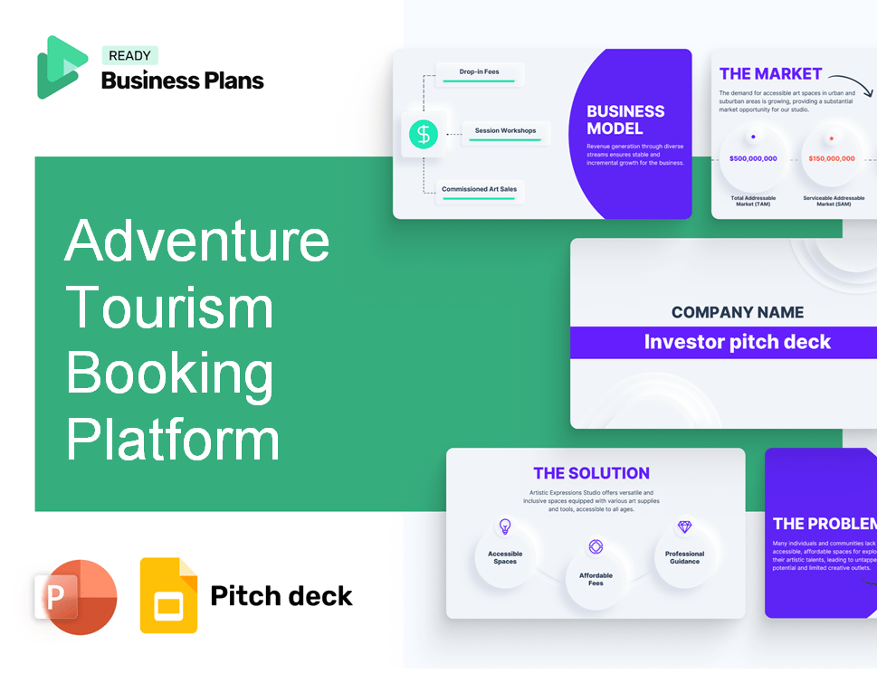 Adventure Tourism Booking Platform Pitch Deck