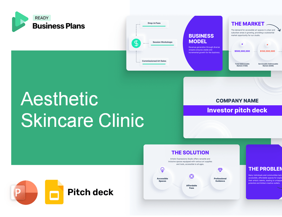 Aesthetic Skincare Clinic Pitch Deck