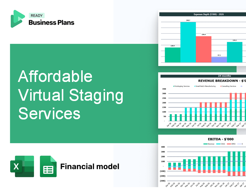 Affordable Virtual Staging Services Financial Model