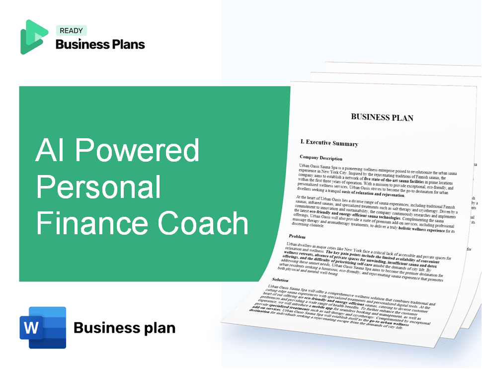 AI Powered Personal Finance Coach Business Plan