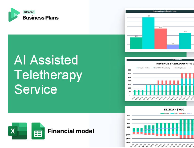 AI Assisted Teletherapy Service Financial Model
