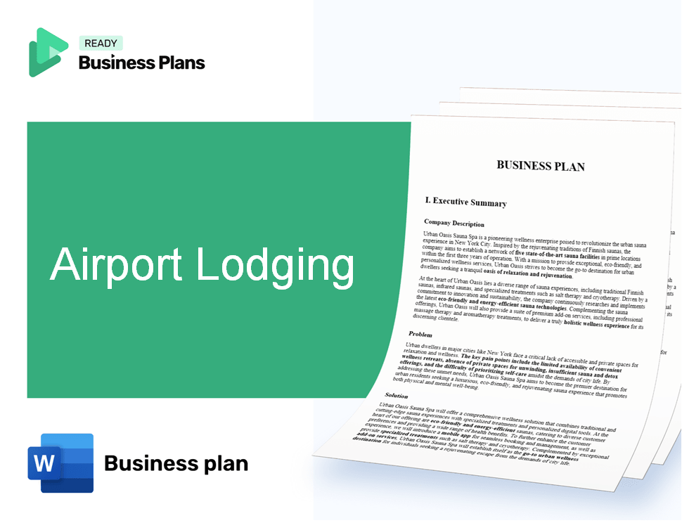Airport Lodging Business Plan