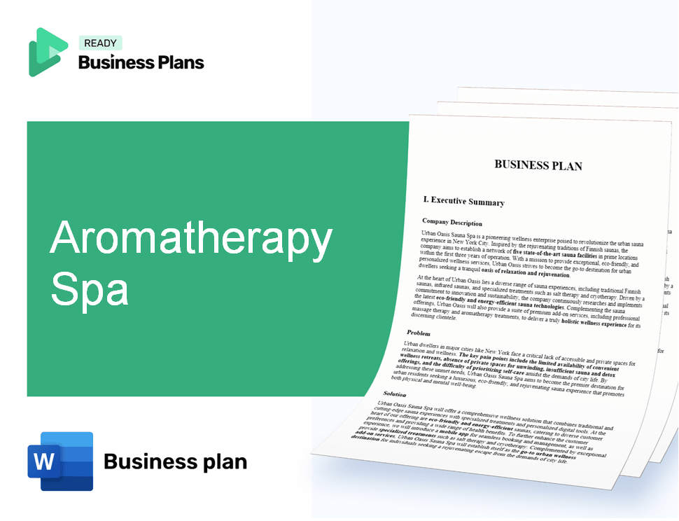 Aromatherapy Spa Business Plan
