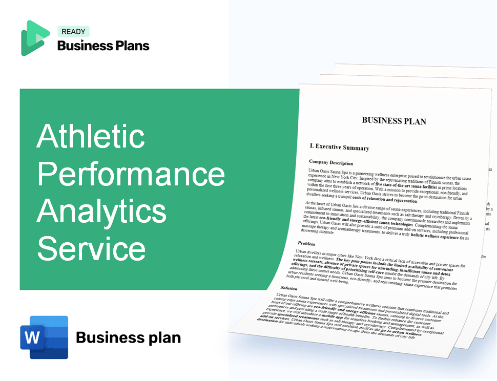 Athletic Performance Analytics Service Business Plan