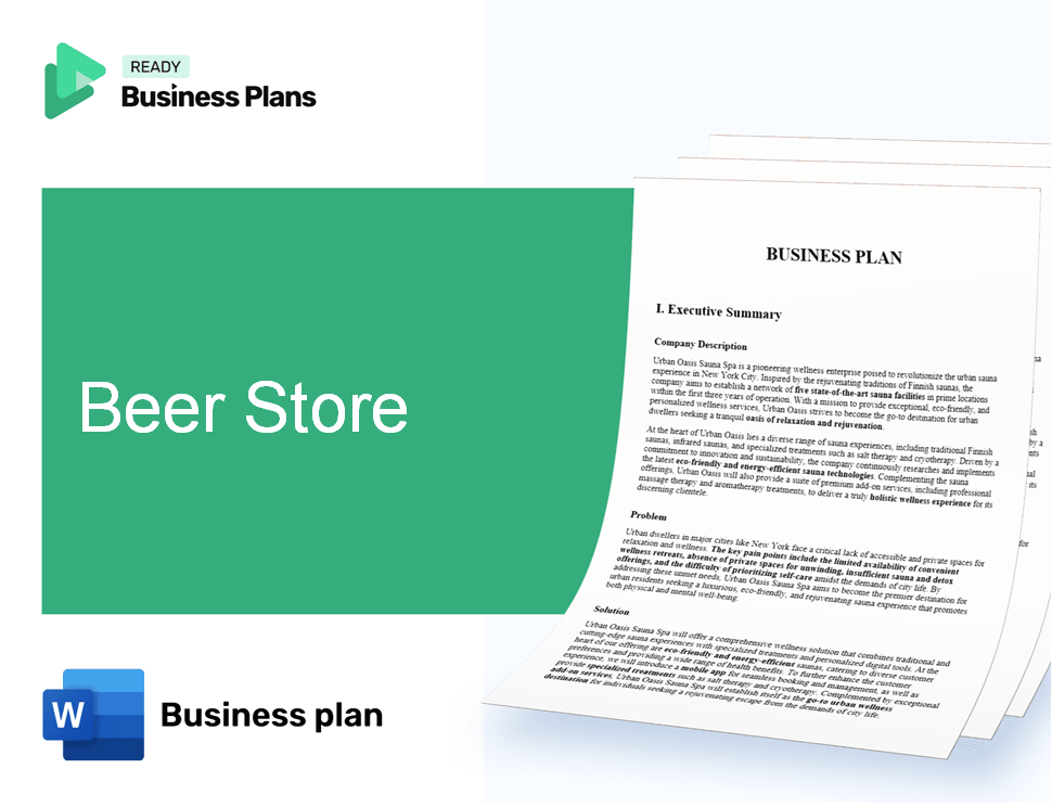 Beer Store Business Plan