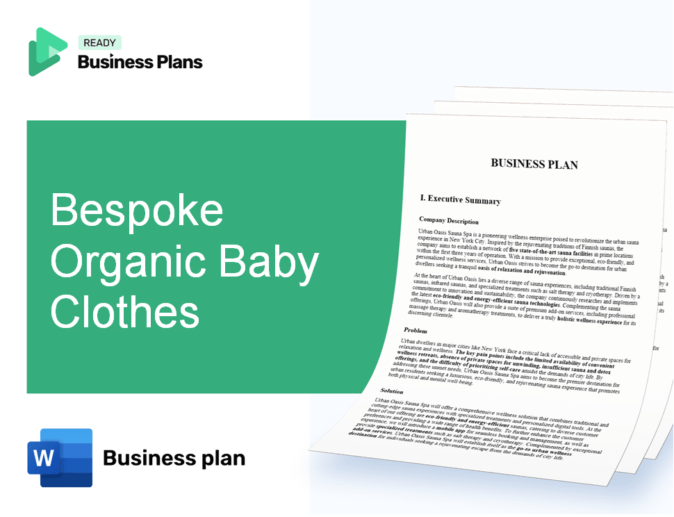 Bespoke Organic Baby Clothes Business Plan