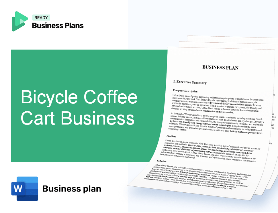 Bicycle Coffee Cart Business Business Plan