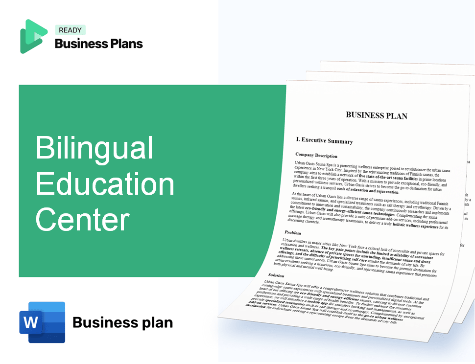 Bilingual Education Center Business Plan