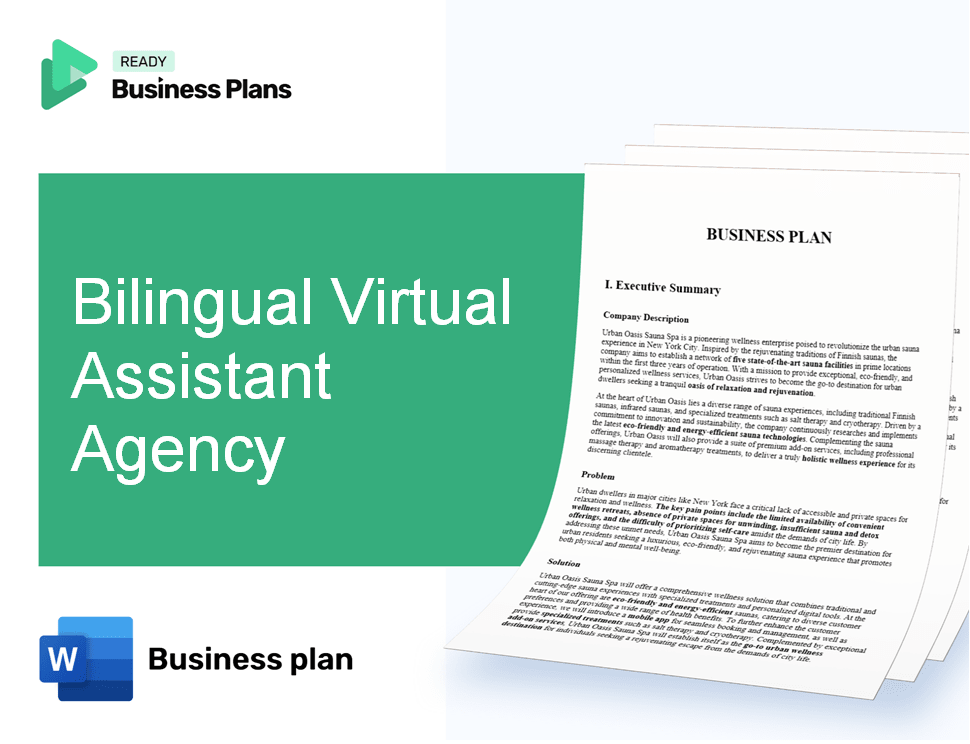 Bilingual Virtual Assistant Agency Business Plan