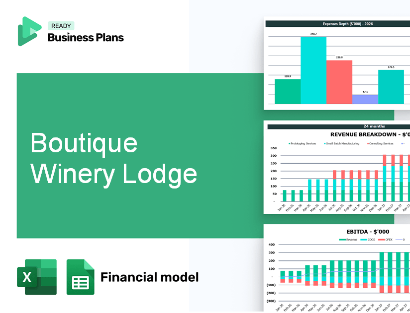 Boutique Winery Lodge Financial Model
