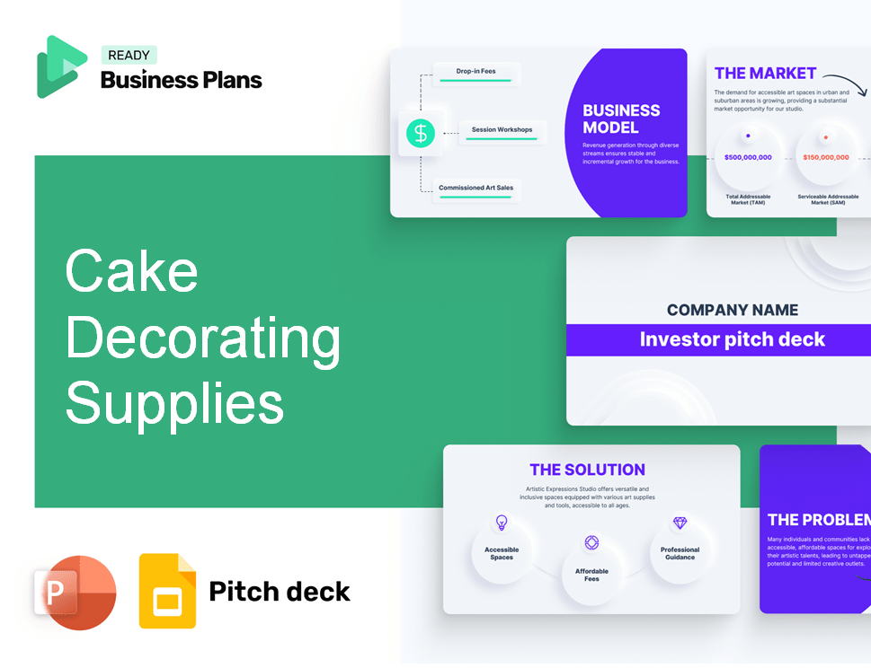 Cake Decorating Supplies Pitch Deck