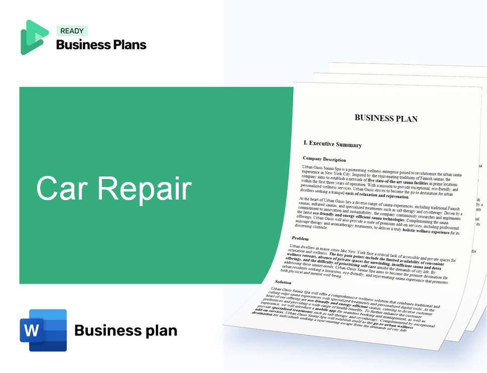 Car Repair Business Plan