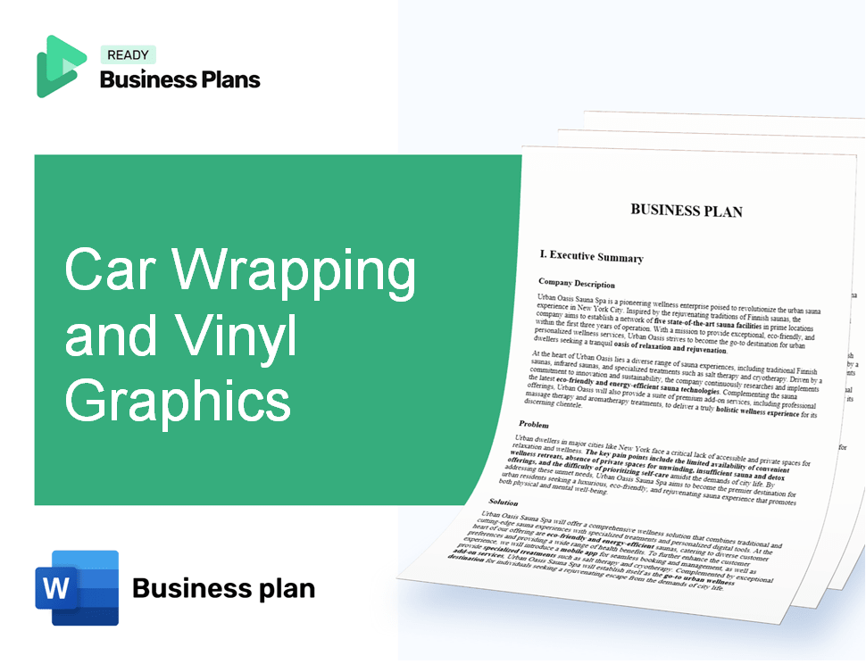 Car Wrapping and Vinyl Graphics Business Plan