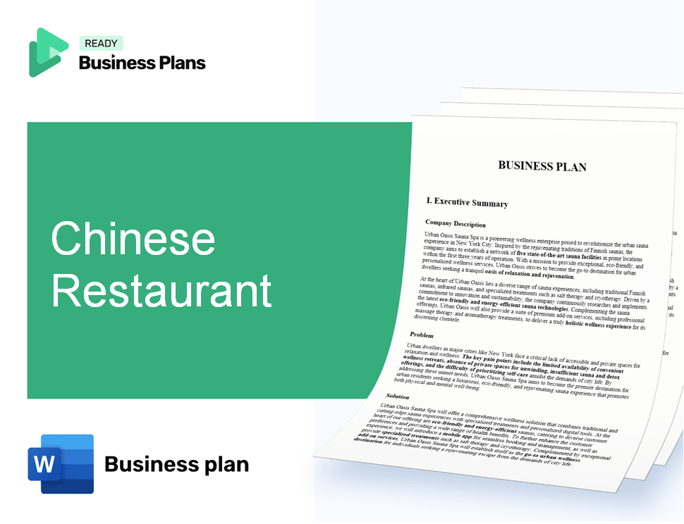 Chinese Restaurant Business Plan