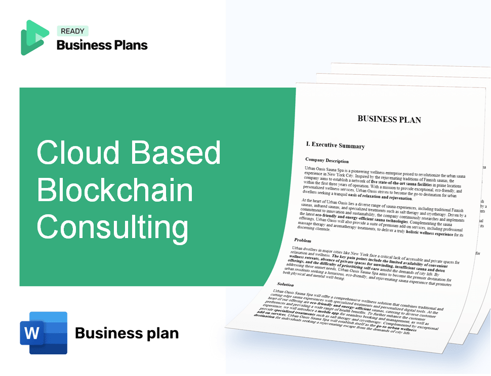 Cloud Based Blockchain Consulting Business Plan