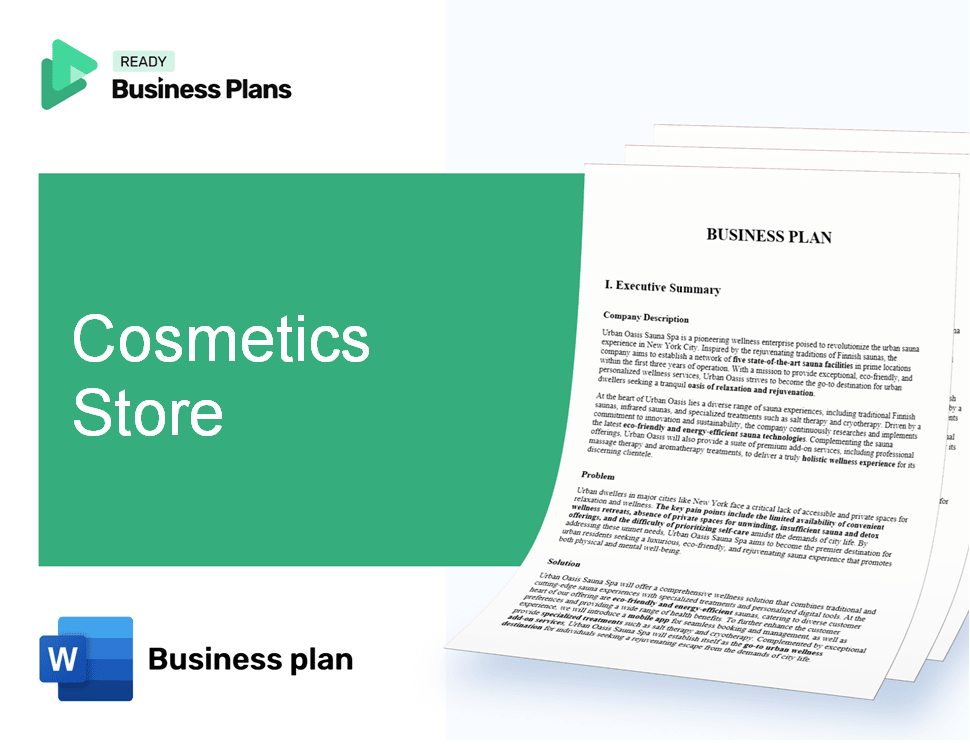 Cosmetics Store Business Plan