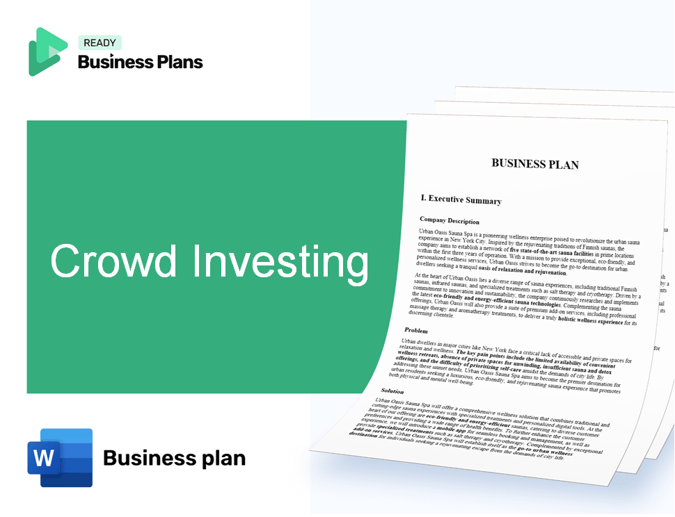Crowd Investing Business Plan