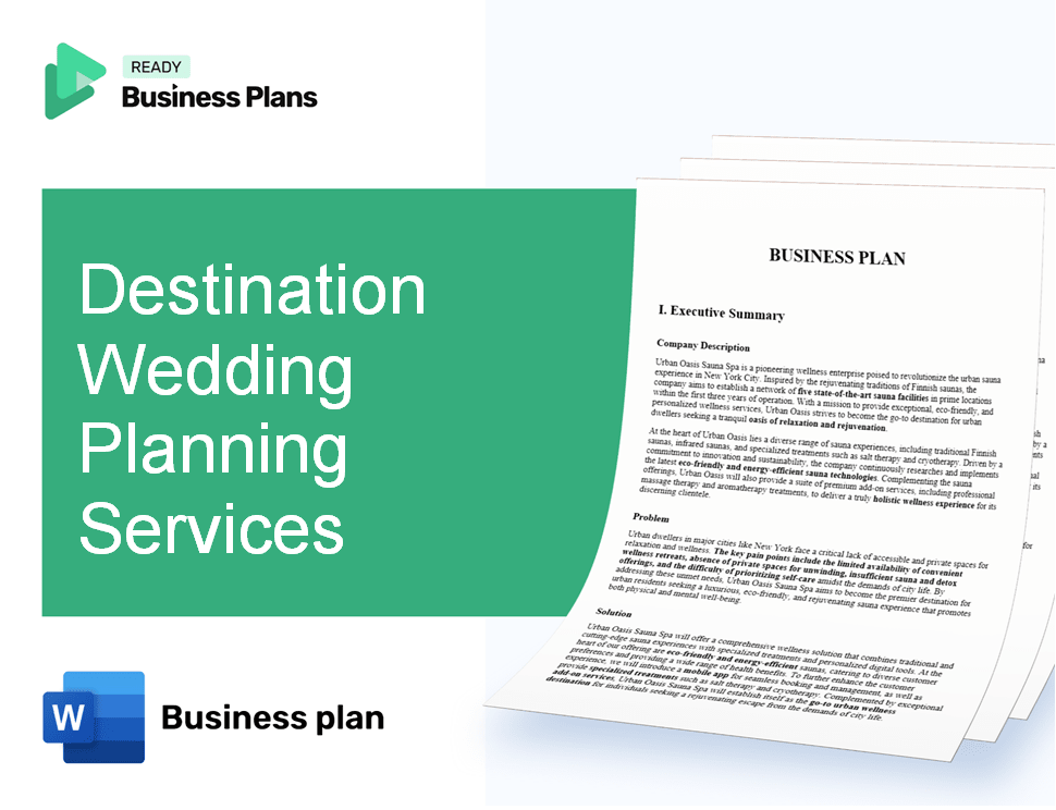 Destination Wedding Planning Services Business Plan