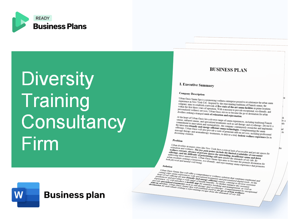 Diversity Training Consultancy Firm Business Plan