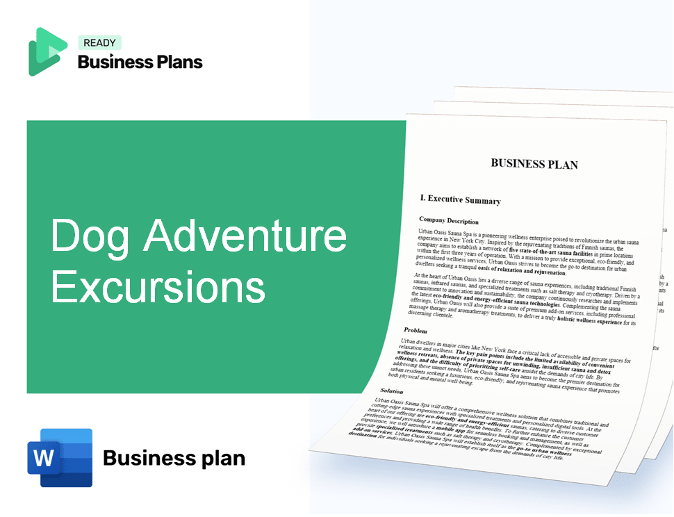 Dog Adventure Excursions Business Plan