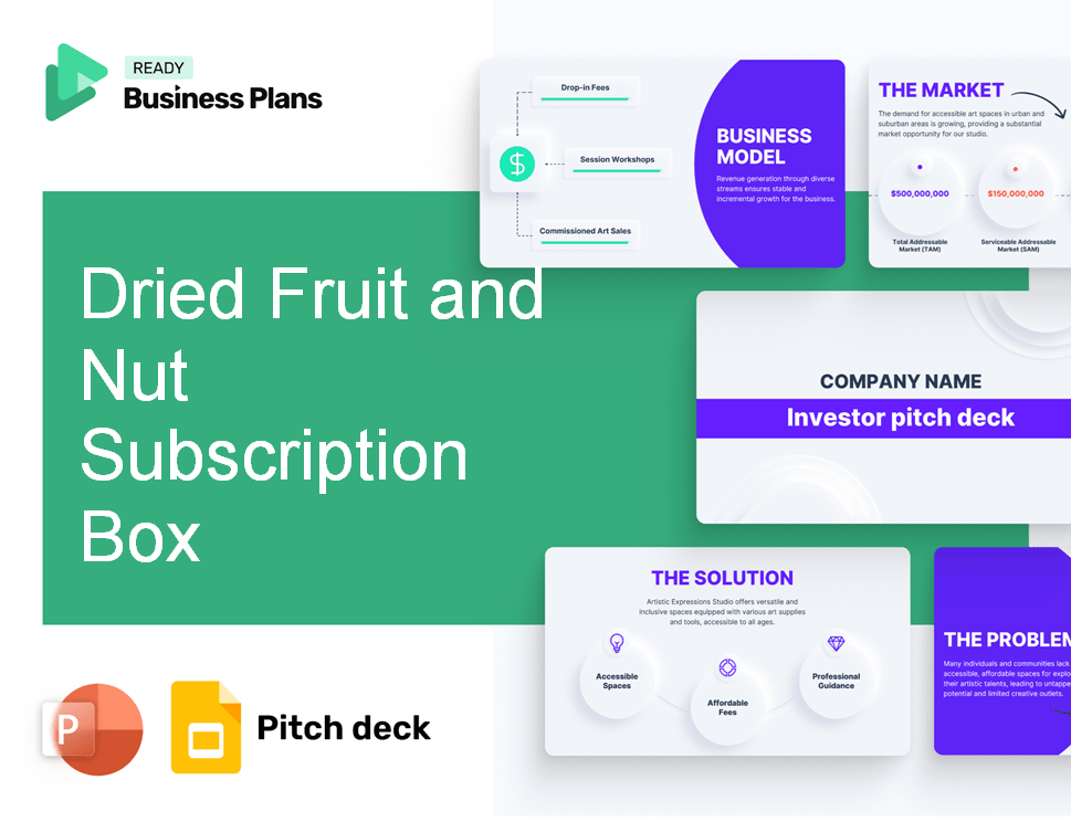 Dried Fruit and Nut Subscription Box Pitch Deck