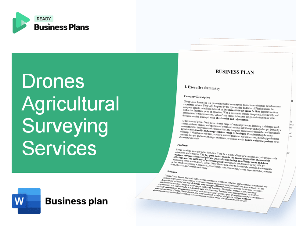 Drones Agricultural Surveying Services Business Plan