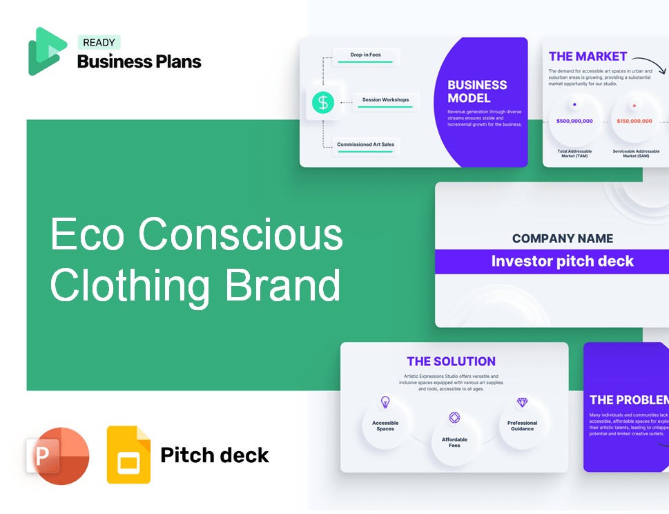 Eco Conscious Clothing Brand Pitch Deck