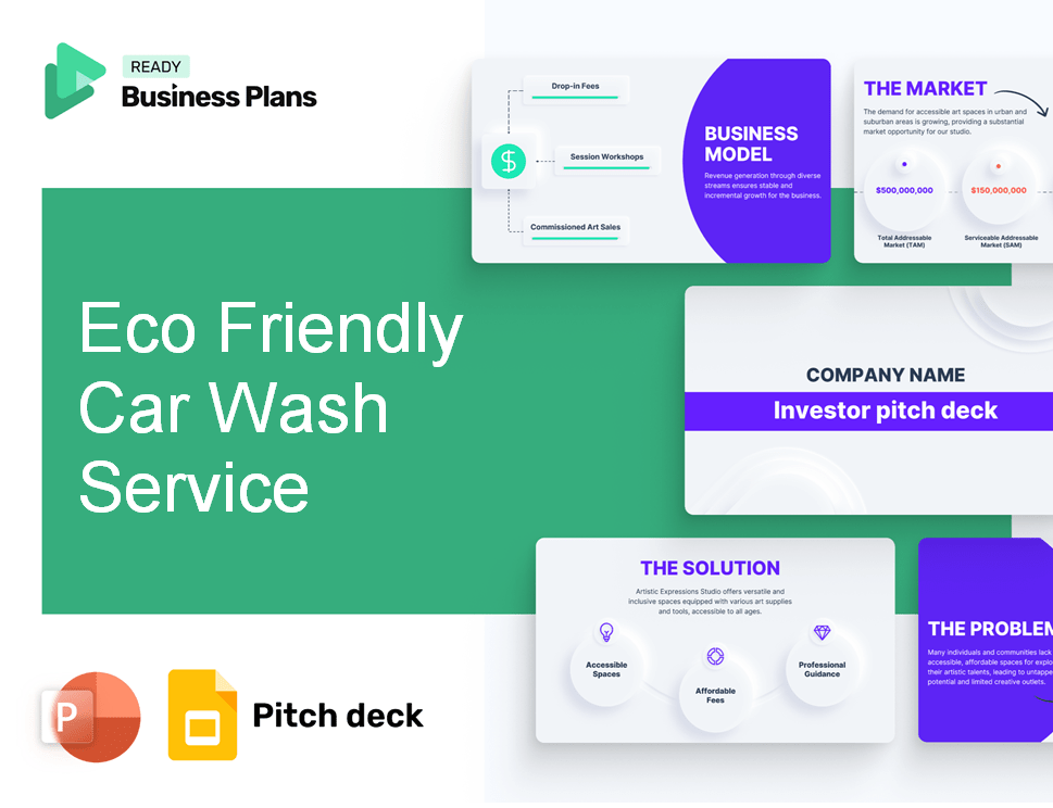 Eco Friendly Car Wash Service Pitch Deck