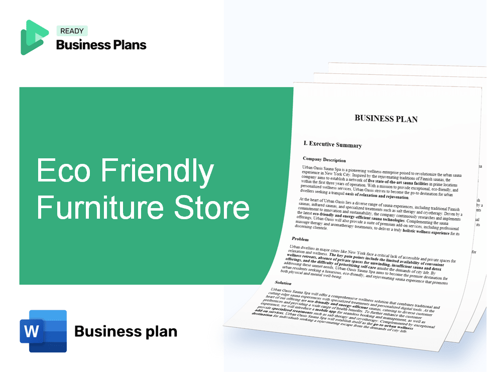 Eco Friendly Furniture Store Business Plan