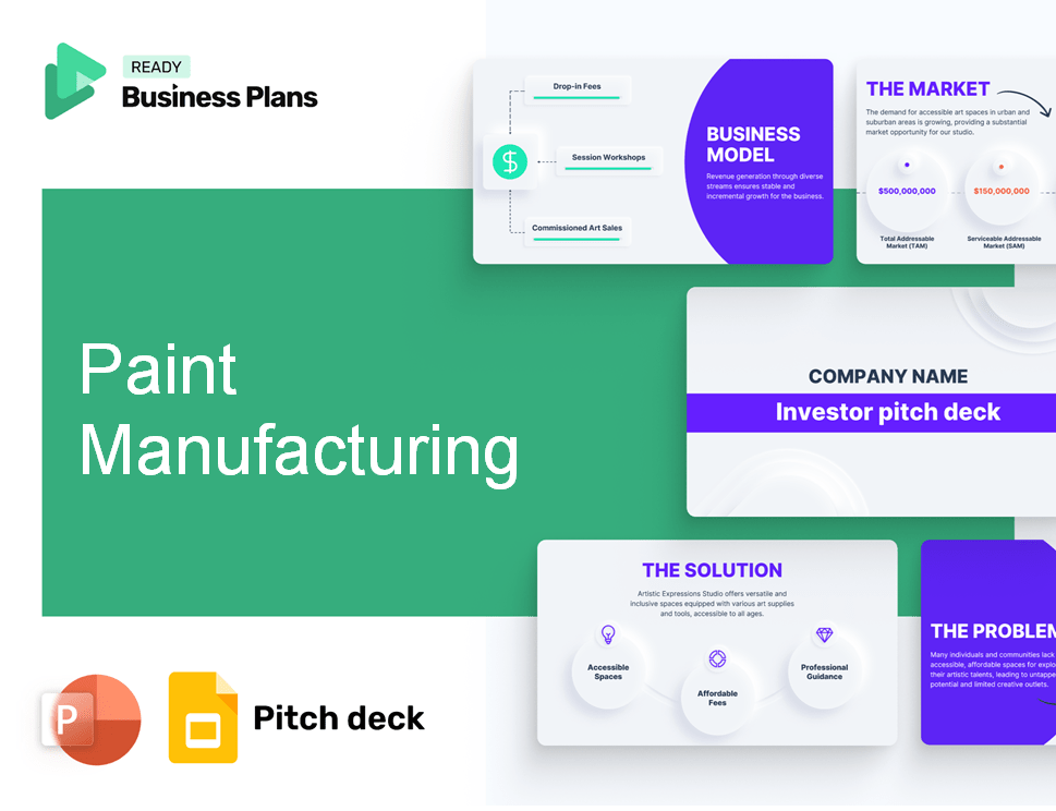 Paint Manufacturing Pitch Deck