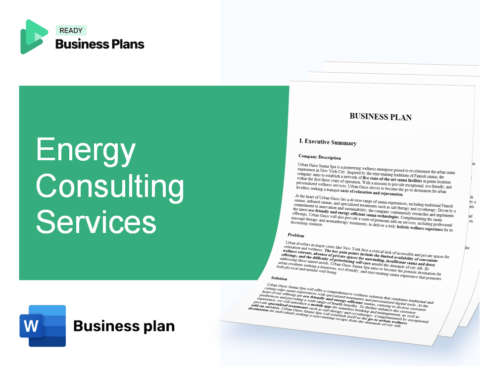 Energy Consulting Services Business Plan