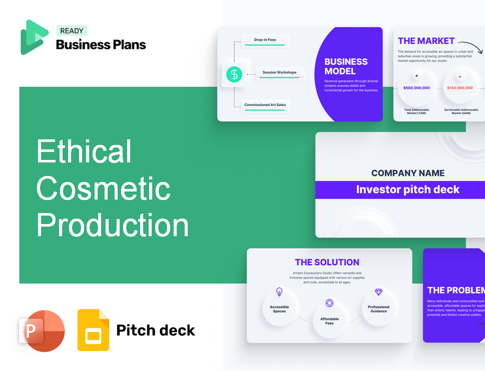 Ethical Cosmetic Production Pitch Deck