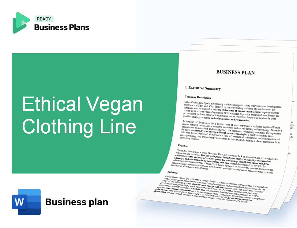Ethical Vegan Clothing Line Business Plan