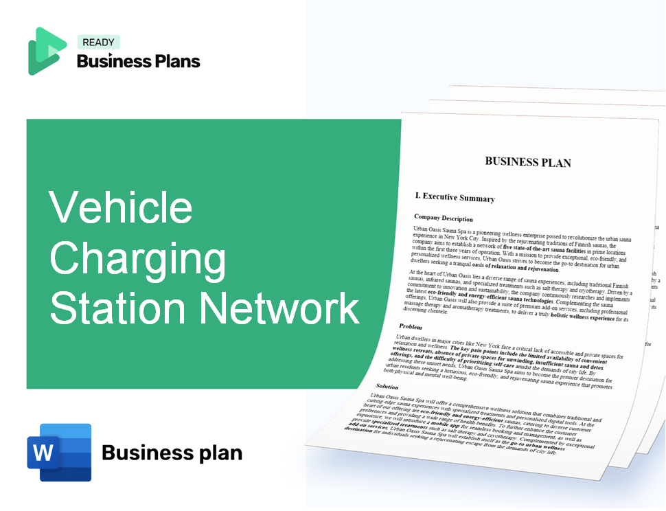 Vehicle Charging Station Network Business Plan