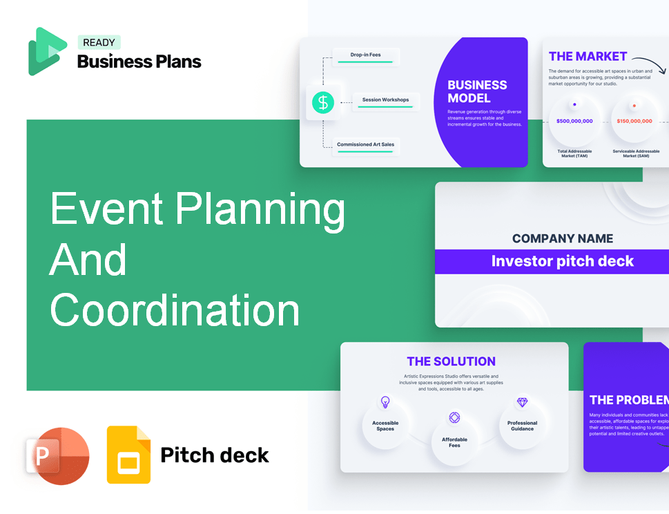 Event Planning And Coordination Pitch Deck