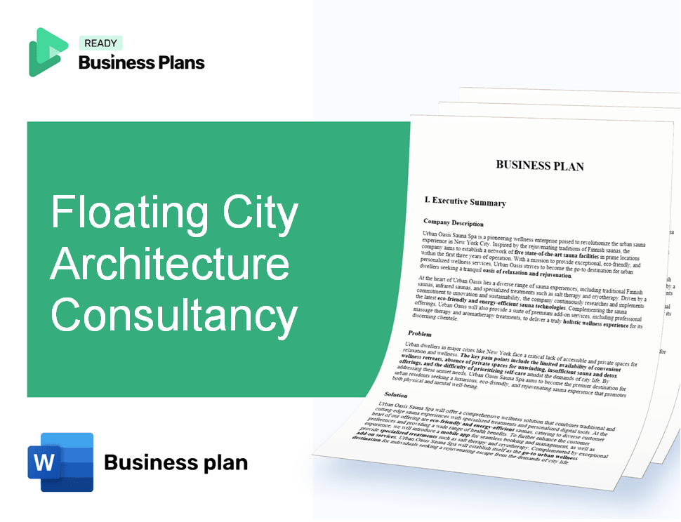 Floating City Architecture Consultancy Business Plan
