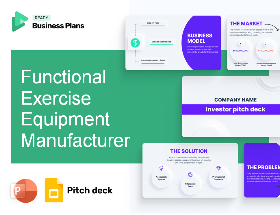 Functional Exercise Equipment Manufacturer Pitch Deck