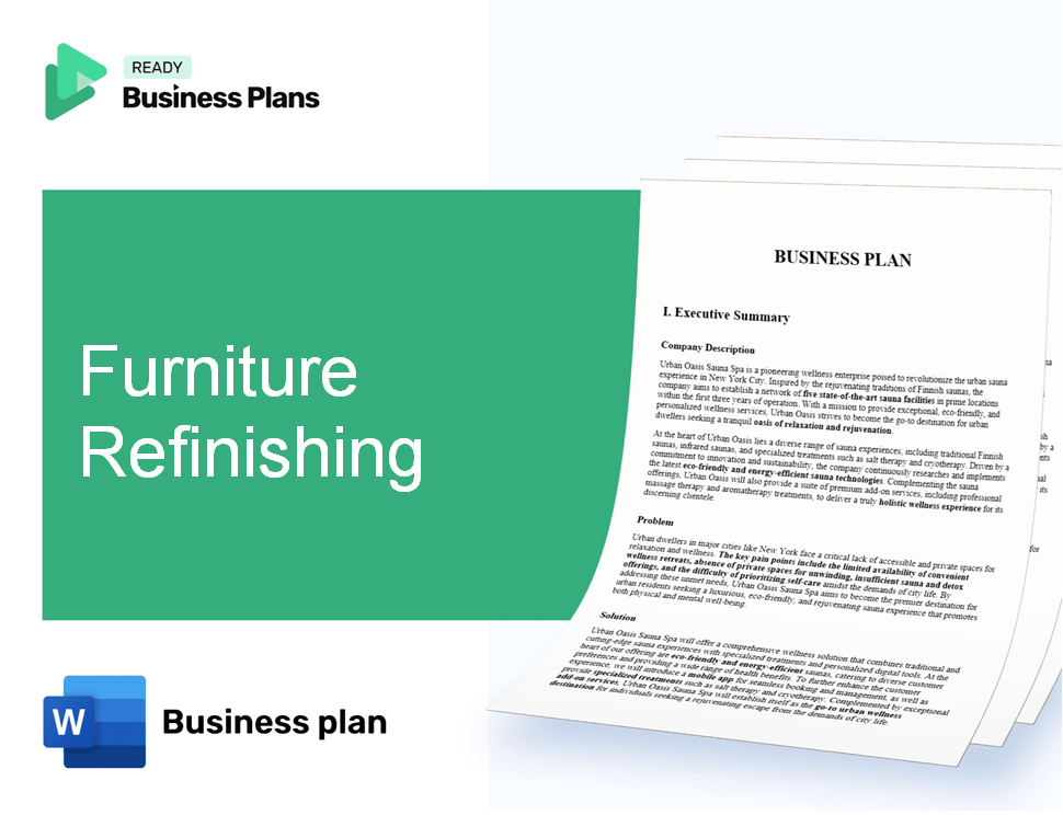 Furniture Refinishing Business Plan