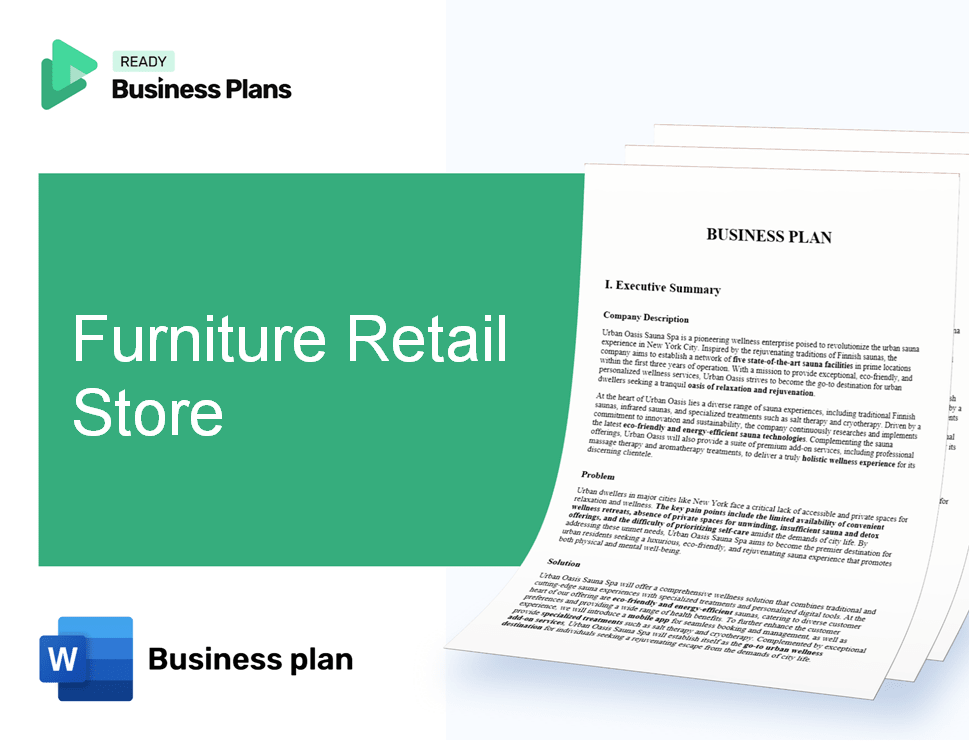 Furniture Retail Store Business Plan