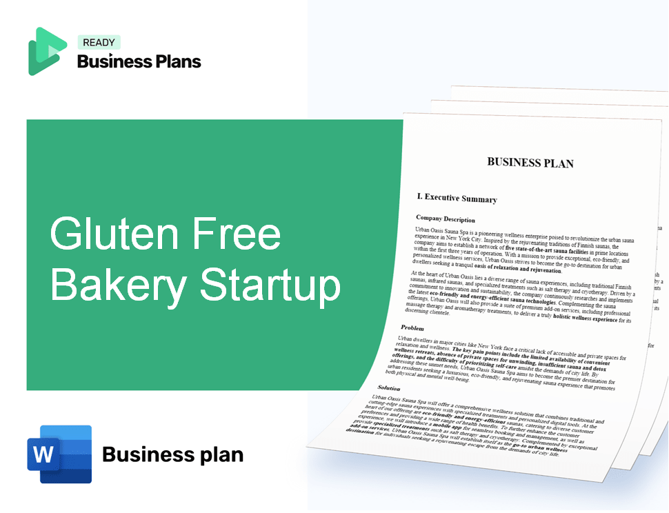Gluten Free Bakery Startup Business Plan
