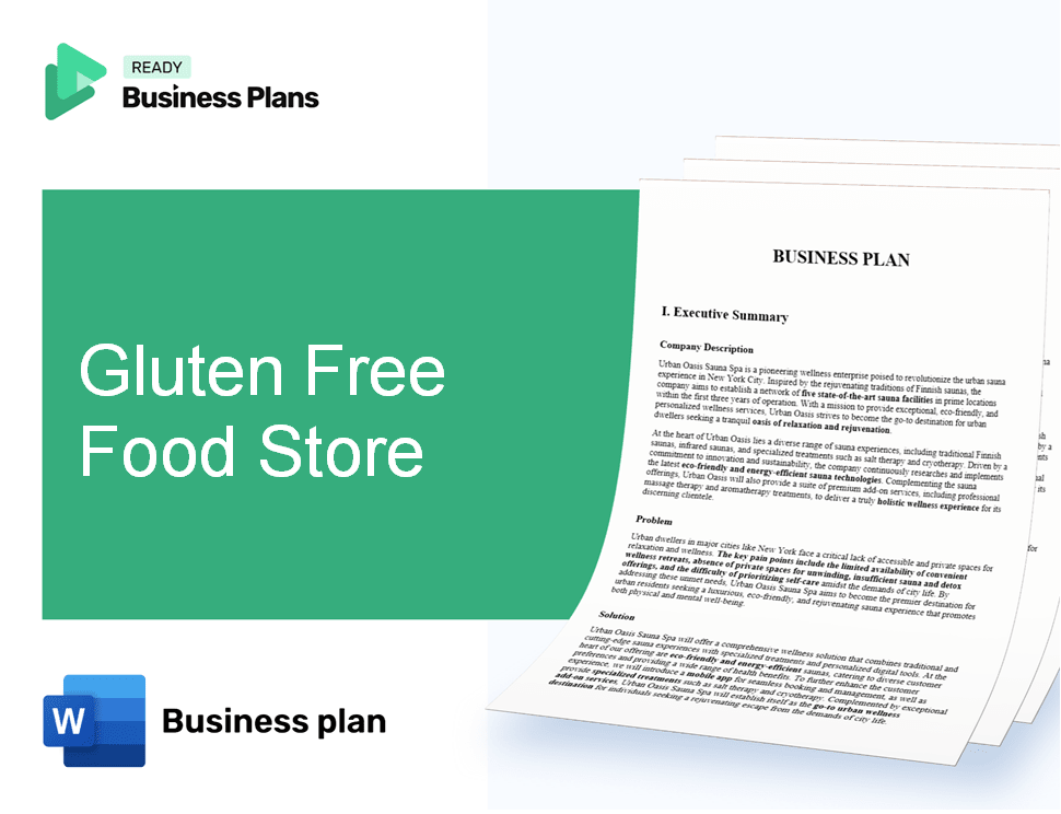 Gluten Free Food Store Business Plan