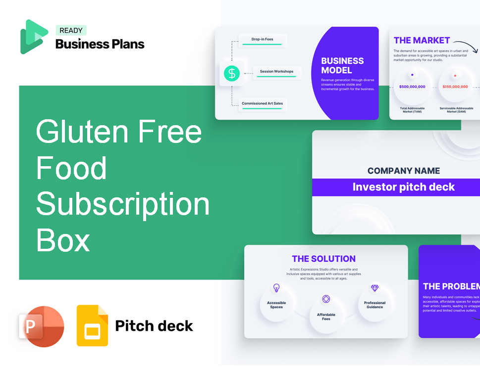 Gluten Free Food Subscription Box Pitch Deck