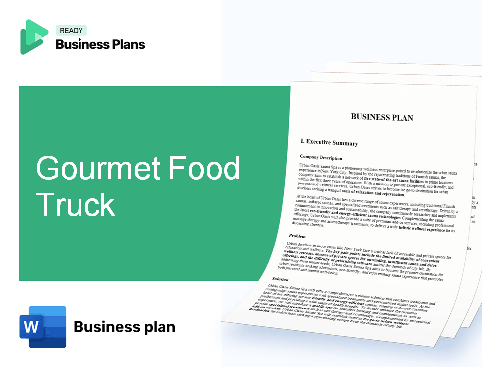 Gourmet Food Truck Business Plan