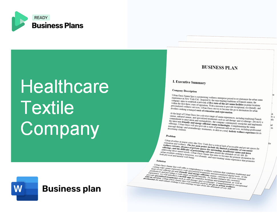 Healthcare Textile Company Business Plan