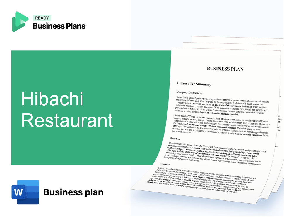 Hibachi Restaurant Business Plan