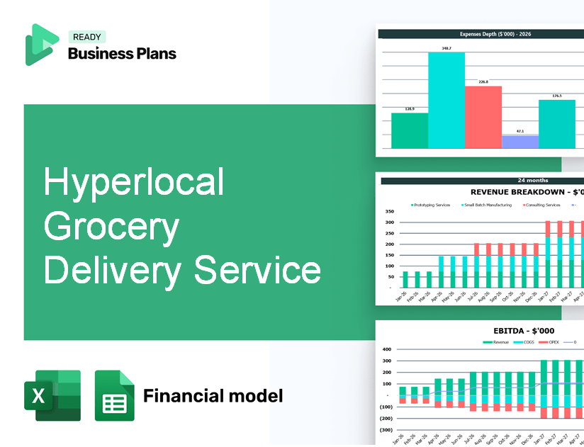 Hyperlocal Grocery Delivery Service Financial Model
