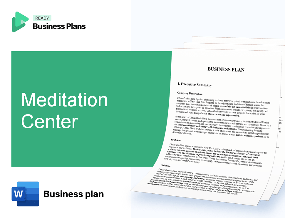 Meditation Center Business Plan